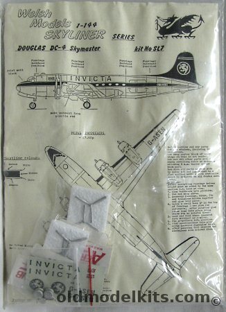 Welsh 1/144 Douglas DC-4 Skymaster SABENA -  Bagged, SL20 plastic model kit